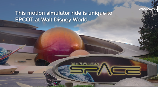 simulated space ride
